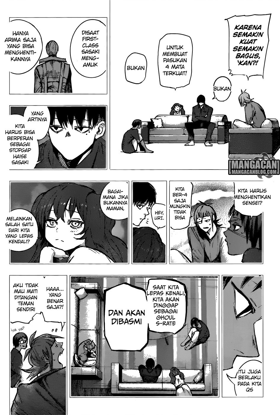 Halaman 17 dari Tokyo Ghoul:re Chapter 111