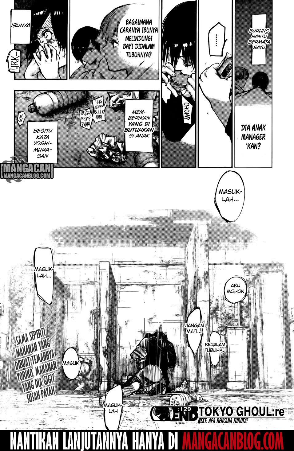 Halaman 19 dari Tokyo Ghoul:re Chapter 129