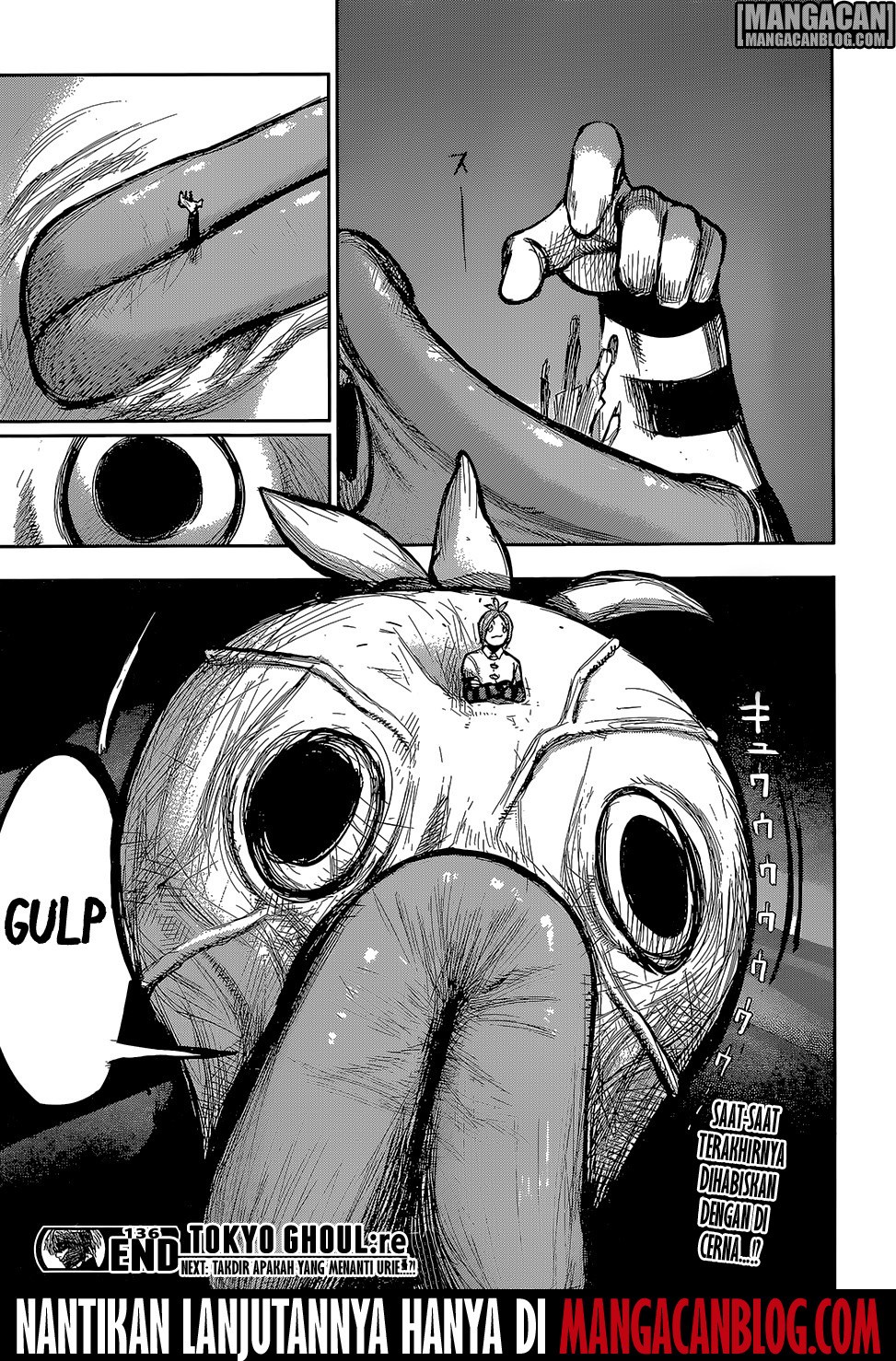 Halaman 19 dari Tokyo Ghoul:re Chapter 136