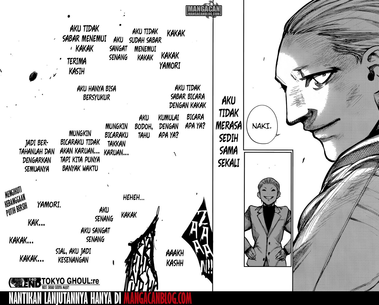 Halaman 17 dari Tokyo Ghoul:re Chapter 140