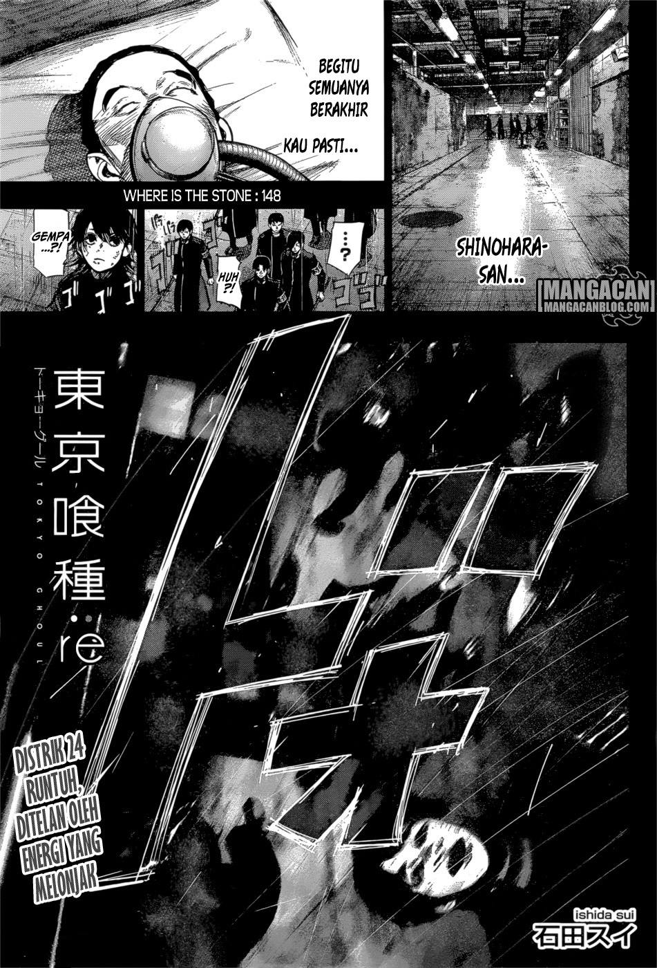 Halaman 1 dari Tokyo Ghoul:re Chapter 148
