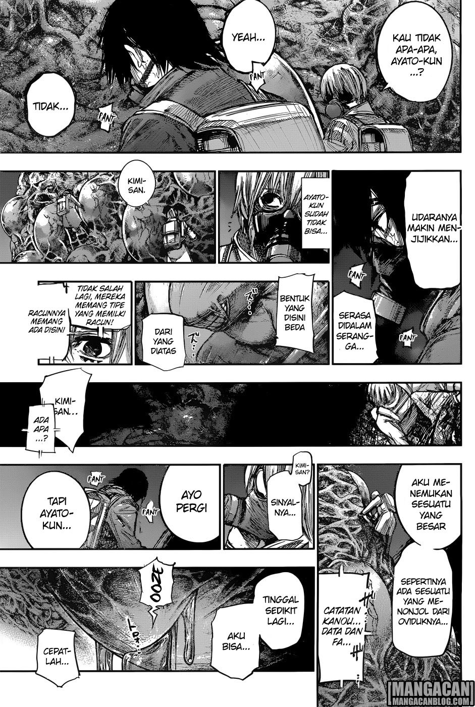 Halaman 17 dari Tokyo Ghoul:re Chapter 167