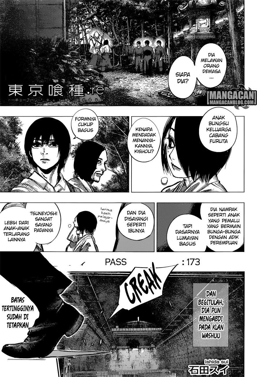 Halaman 1 dari Tokyo Ghoul:re Chapter 173
