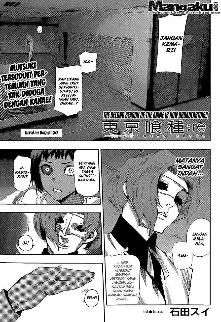 Halaman 1 dari Tokyo Ghoul:re Chapter 20