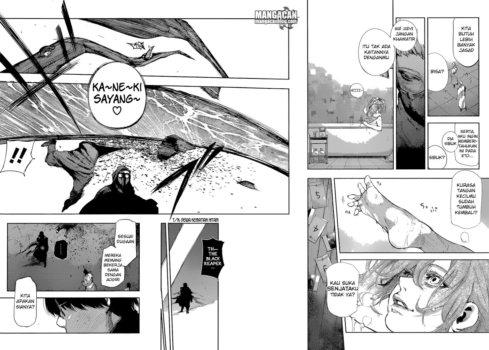 Halaman 16 dari Tokyo Ghoul:re Chapter 58