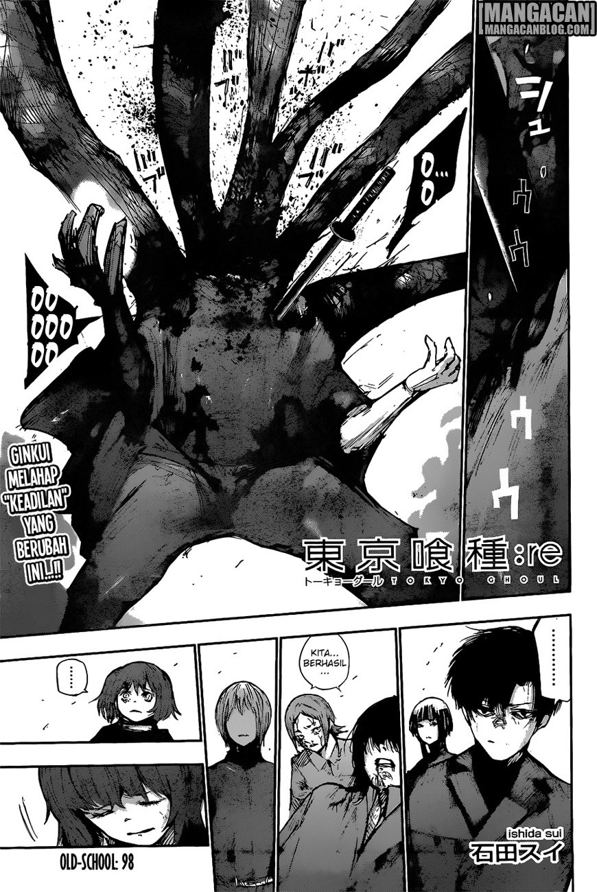 Halaman 1 dari Tokyo Ghoul:re Chapter 98