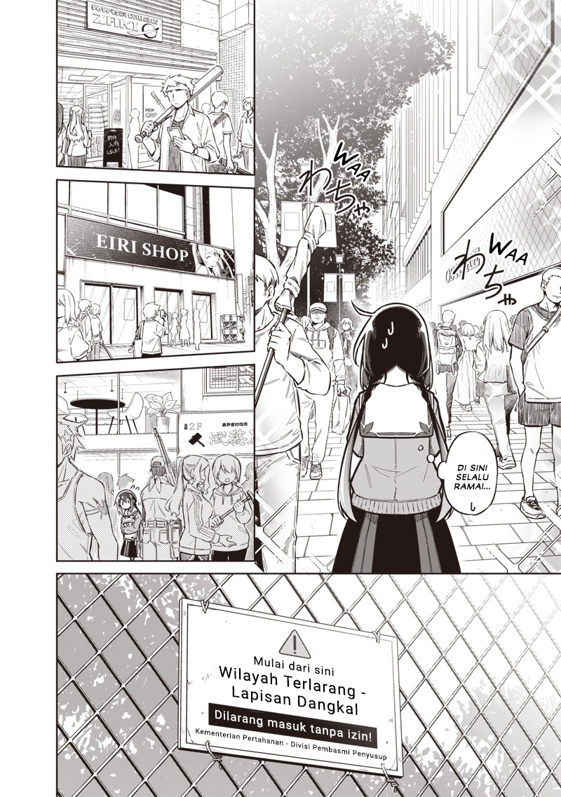 Halaman 18 dari Toukyou KINOKO: Sekai Ranking 1-i no Komyu-ryoku Saijaku JK Chapter 1