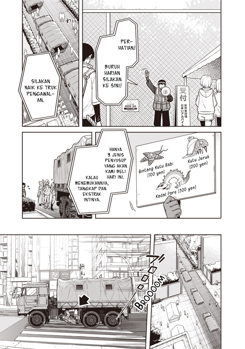 Halaman 19 dari Toukyou KINOKO: Sekai Ranking 1-i no Komyu-ryoku Saijaku JK Chapter 1