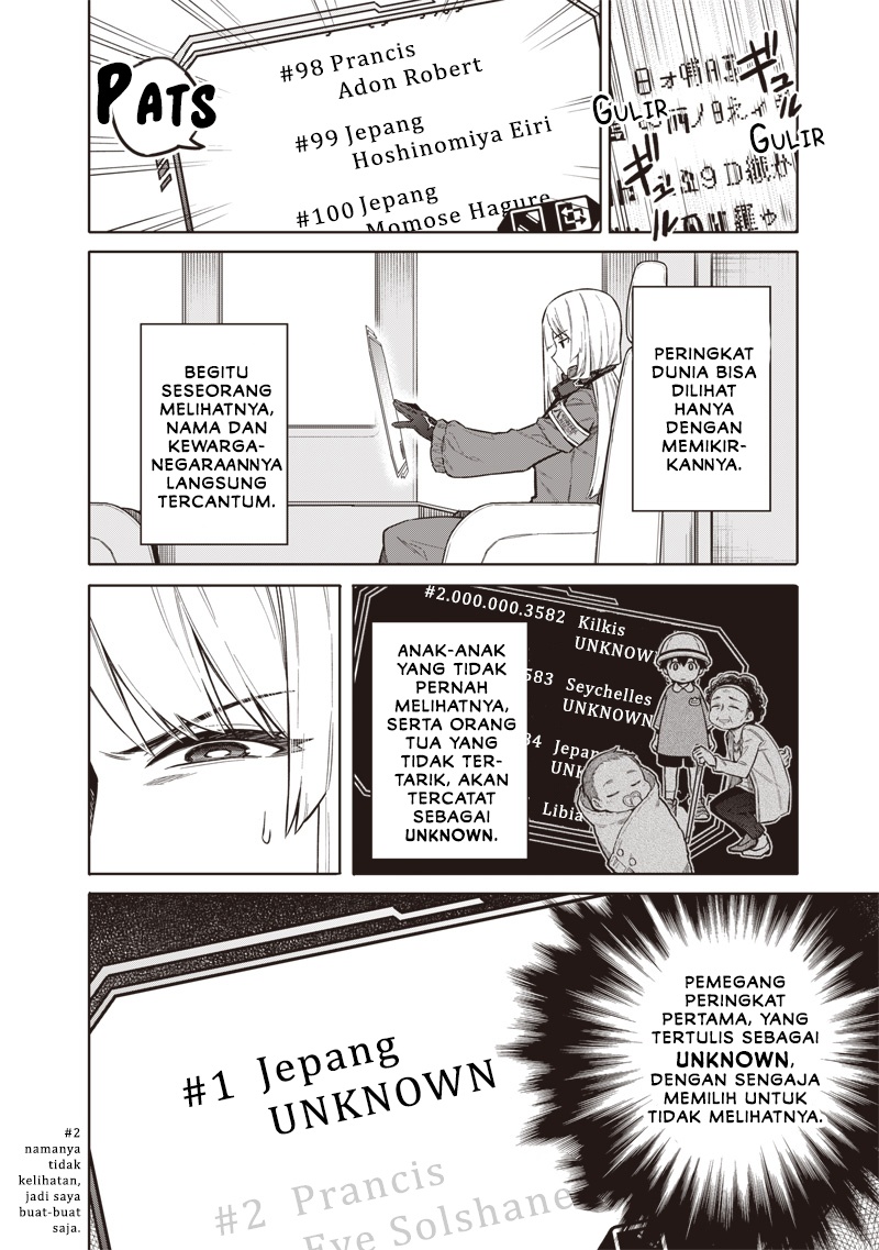 Halaman 27 dari Toukyou KINOKO: Sekai Ranking 1-i no Komyu-ryoku Saijaku JK Chapter 1