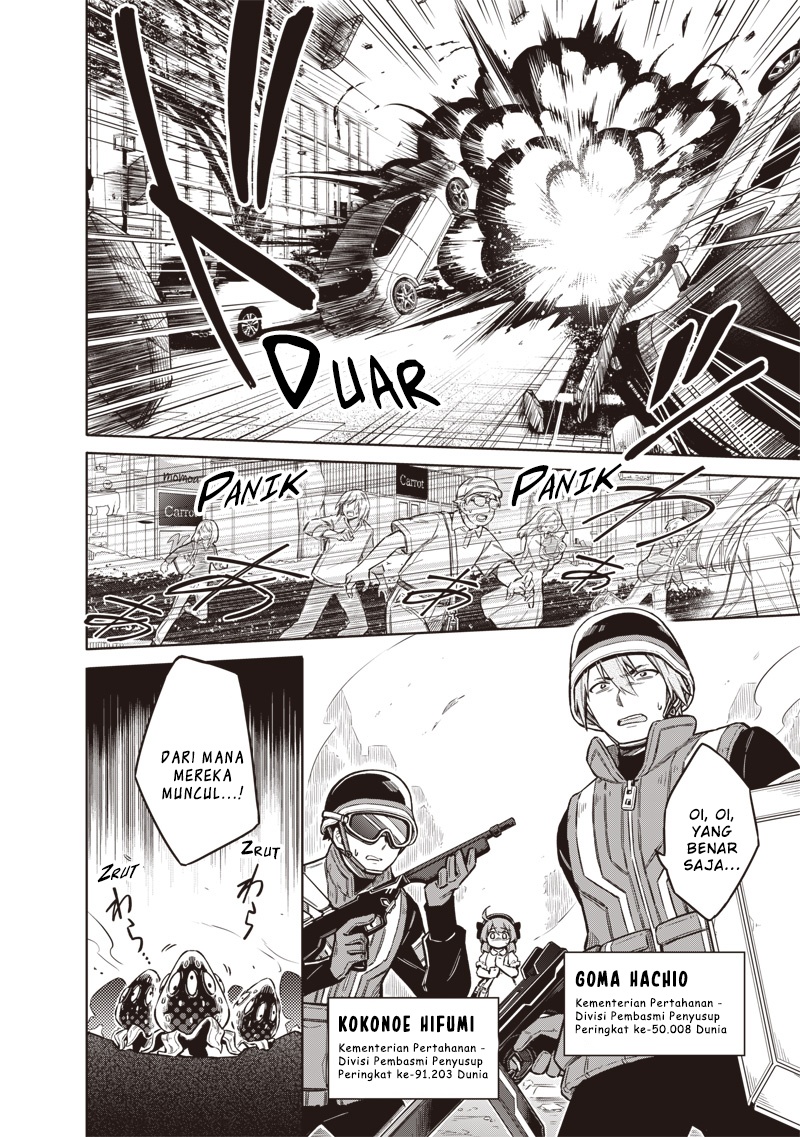 Halaman 35 dari Toukyou KINOKO: Sekai Ranking 1-i no Komyu-ryoku Saijaku JK Chapter 1