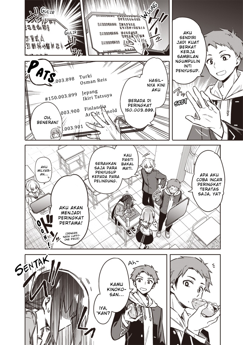 Halaman 4 dari Toukyou KINOKO: Sekai Ranking 1-i no Komyu-ryoku Saijaku JK Chapter 1