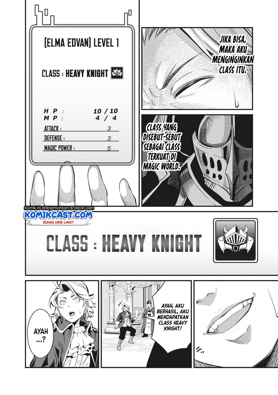 Halaman 6 dari Tsuihou Sareta Tenshou Juu Kishi wa Game Chishiki de Musou Suru Chapter 1.1