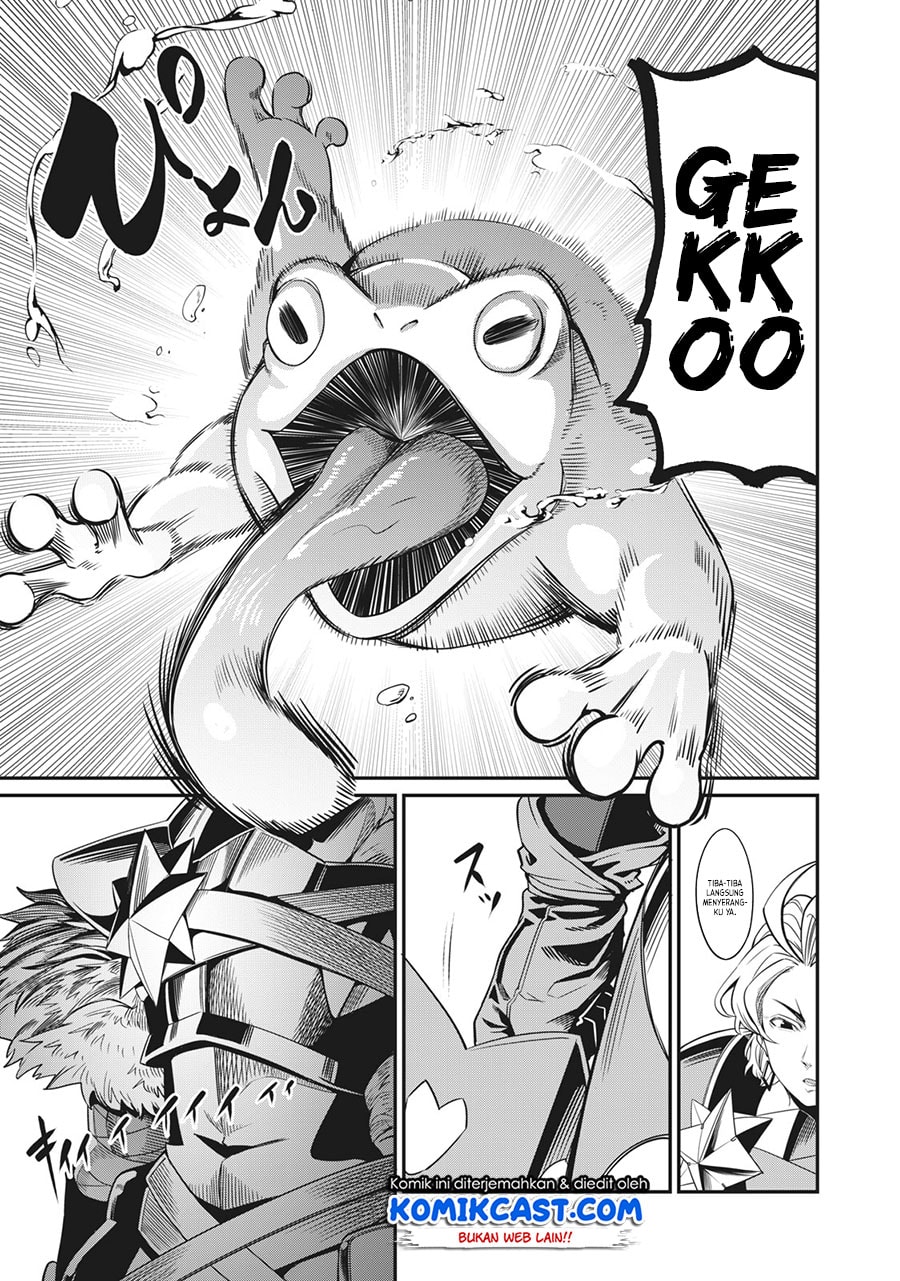 Halaman 10 dari Tsuihou Sareta Tenshou Juu Kishi wa Game Chishiki de Musou Suru Chapter 1.2