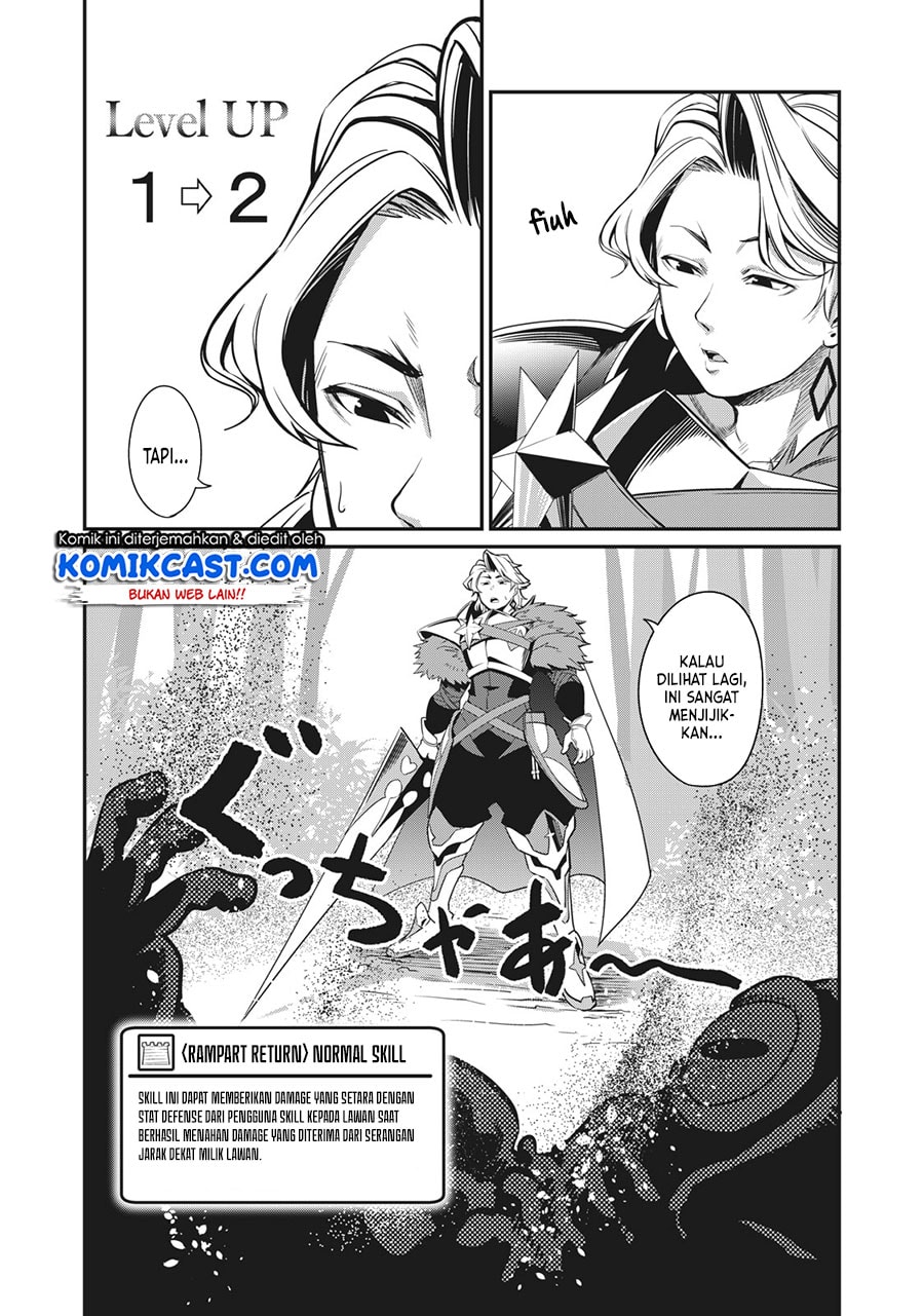 Halaman 13 dari Tsuihou Sareta Tenshou Juu Kishi wa Game Chishiki de Musou Suru Chapter 1.2