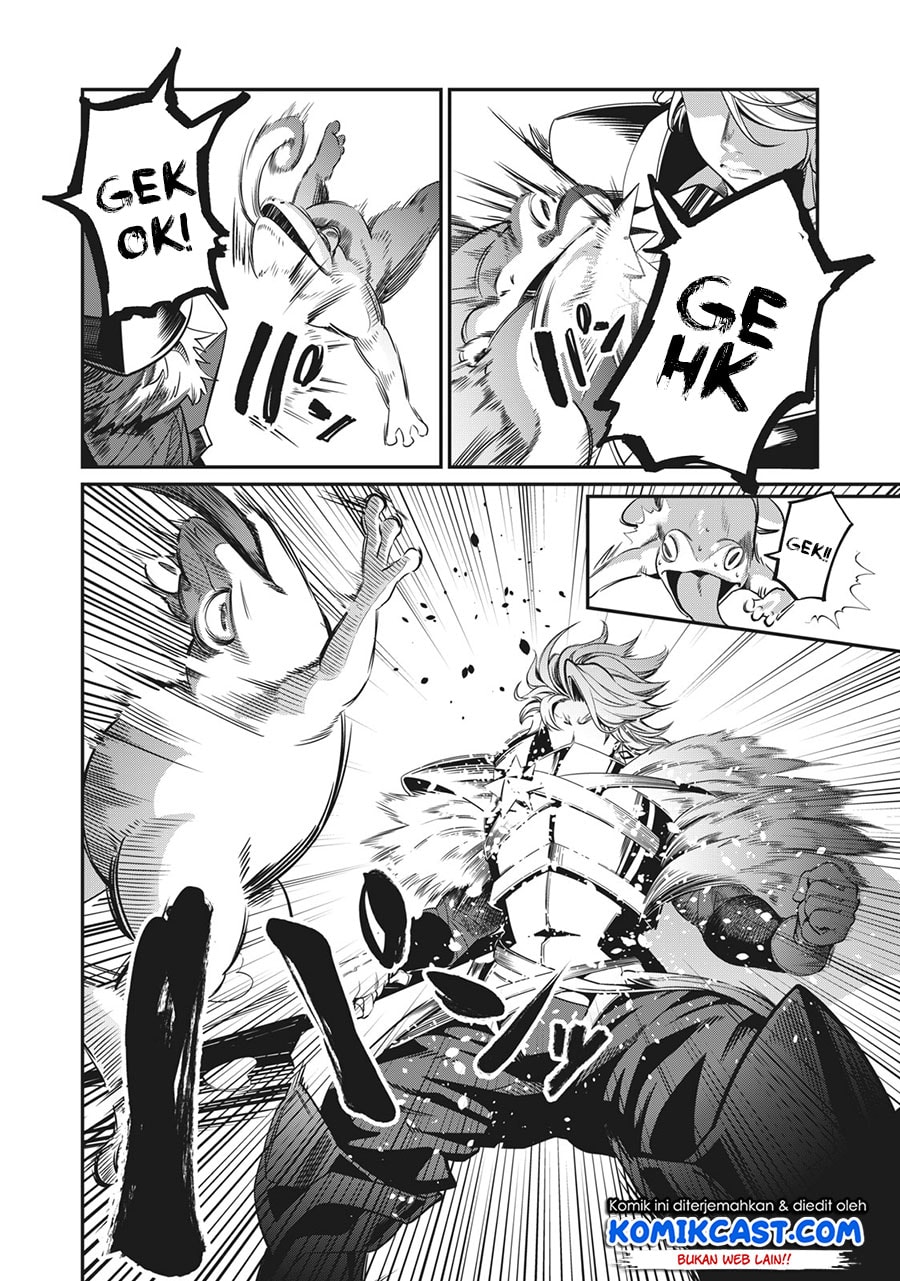 Halaman 20 dari Tsuihou Sareta Tenshou Juu Kishi wa Game Chishiki de Musou Suru Chapter 1.2