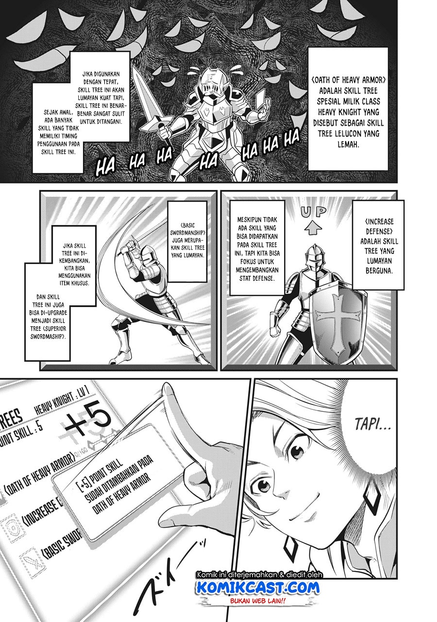 Halaman 6 dari Tsuihou Sareta Tenshou Juu Kishi wa Game Chishiki de Musou Suru Chapter 1.2