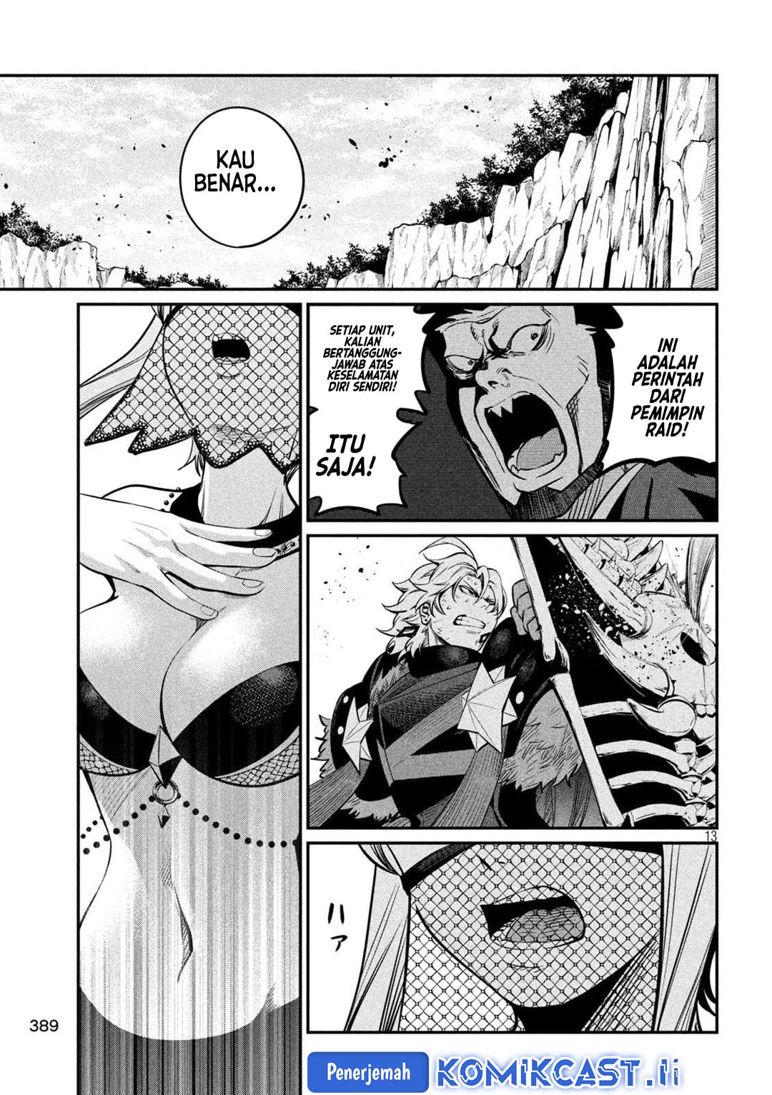 Halaman 14 dari Tsuihou Sareta Tenshou Juu Kishi wa Game Chishiki de Musou Suru Chapter 123