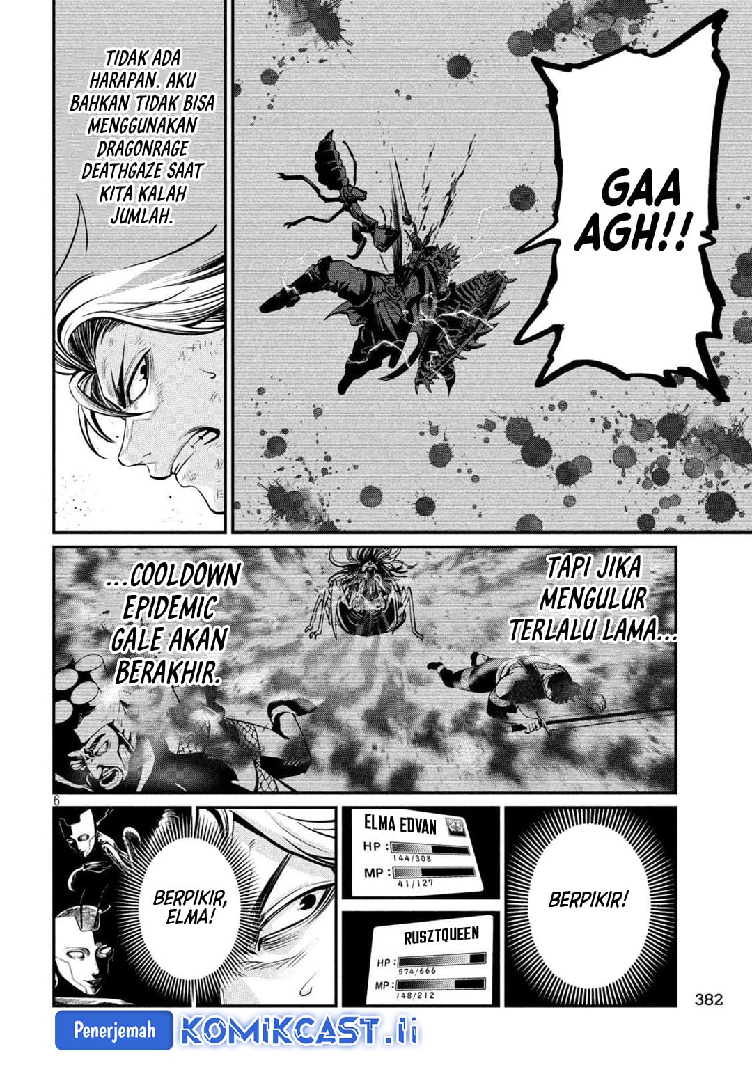 Halaman 7 dari Tsuihou Sareta Tenshou Juu Kishi wa Game Chishiki de Musou Suru Chapter 123
