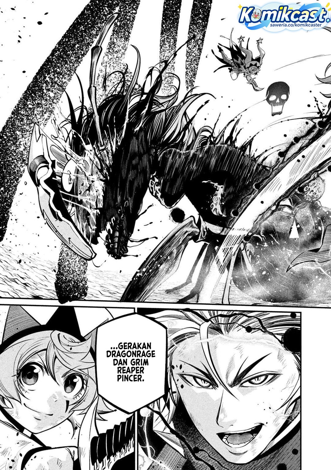 Halaman 12 dari Tsuihou Sareta Tenshou Juu Kishi wa Game Chishiki de Musou Suru Chapter 125