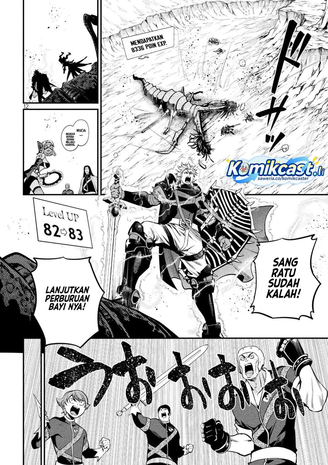 Halaman 13 dari Tsuihou Sareta Tenshou Juu Kishi wa Game Chishiki de Musou Suru Chapter 125