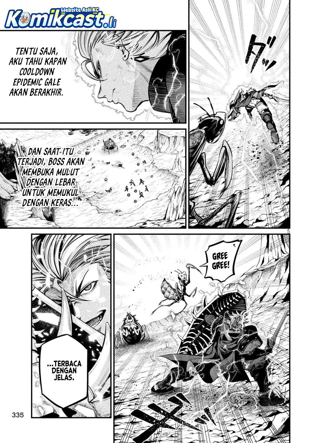 Halaman 6 dari Tsuihou Sareta Tenshou Juu Kishi wa Game Chishiki de Musou Suru Chapter 125