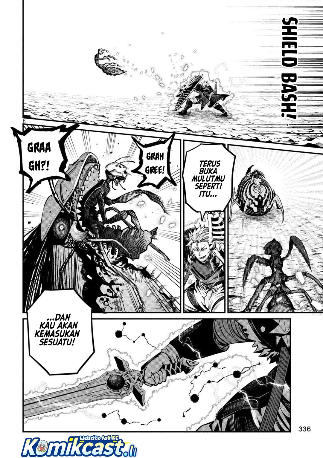 Halaman 7 dari Tsuihou Sareta Tenshou Juu Kishi wa Game Chishiki de Musou Suru Chapter 125