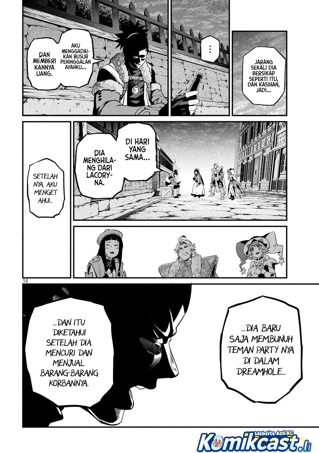Halaman 15 dari Tsuihou Sareta Tenshou Juu Kishi wa Game Chishiki de Musou Suru Chapter 131