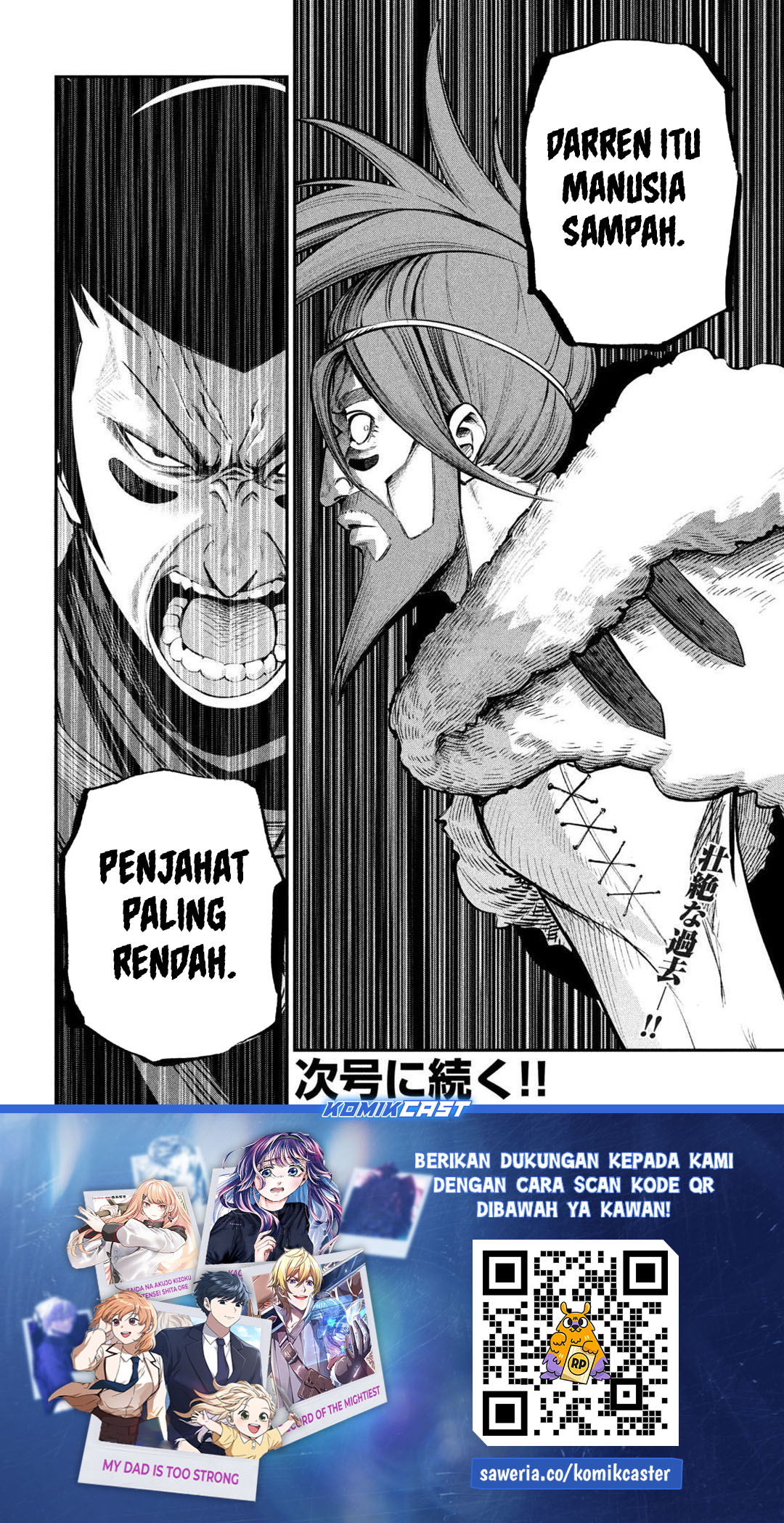 Halaman 17 dari Tsuihou Sareta Tenshou Juu Kishi wa Game Chishiki de Musou Suru Chapter 131