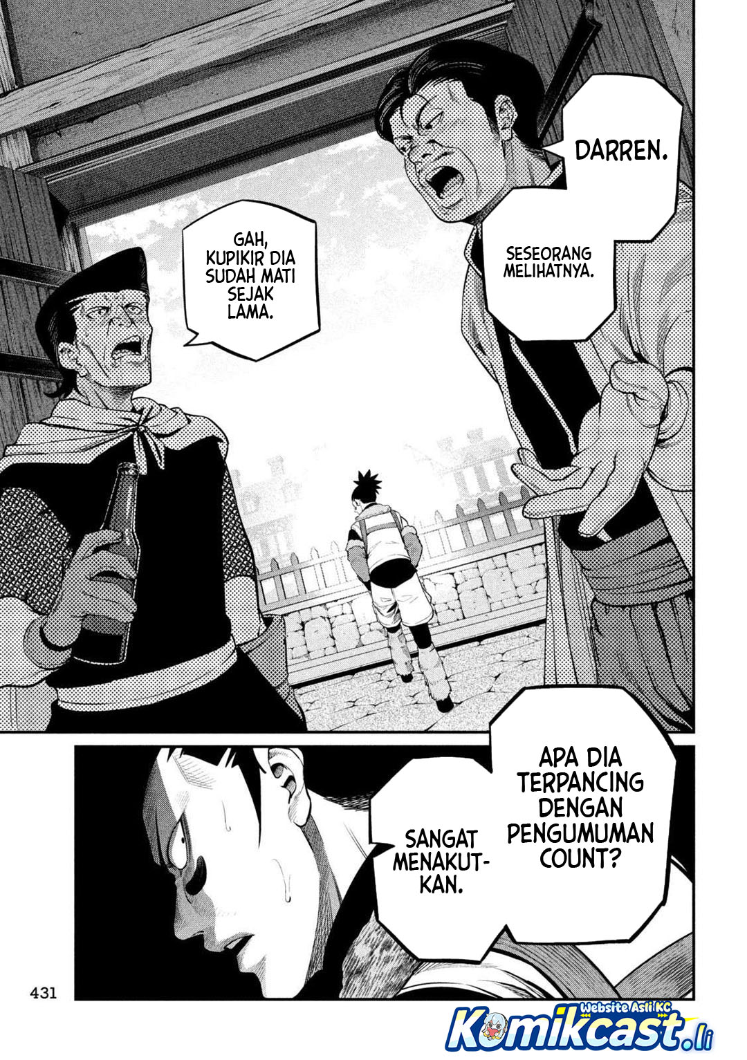 Halaman 8 dari Tsuihou Sareta Tenshou Juu Kishi wa Game Chishiki de Musou Suru Chapter 131