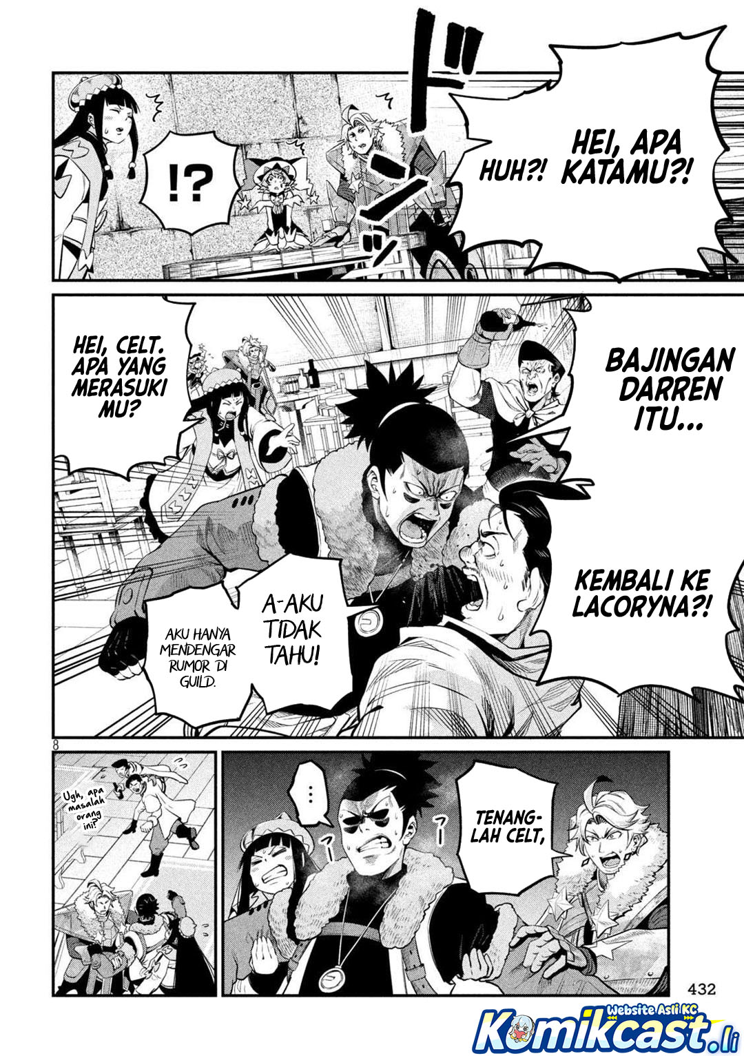 Halaman 9 dari Tsuihou Sareta Tenshou Juu Kishi wa Game Chishiki de Musou Suru Chapter 131