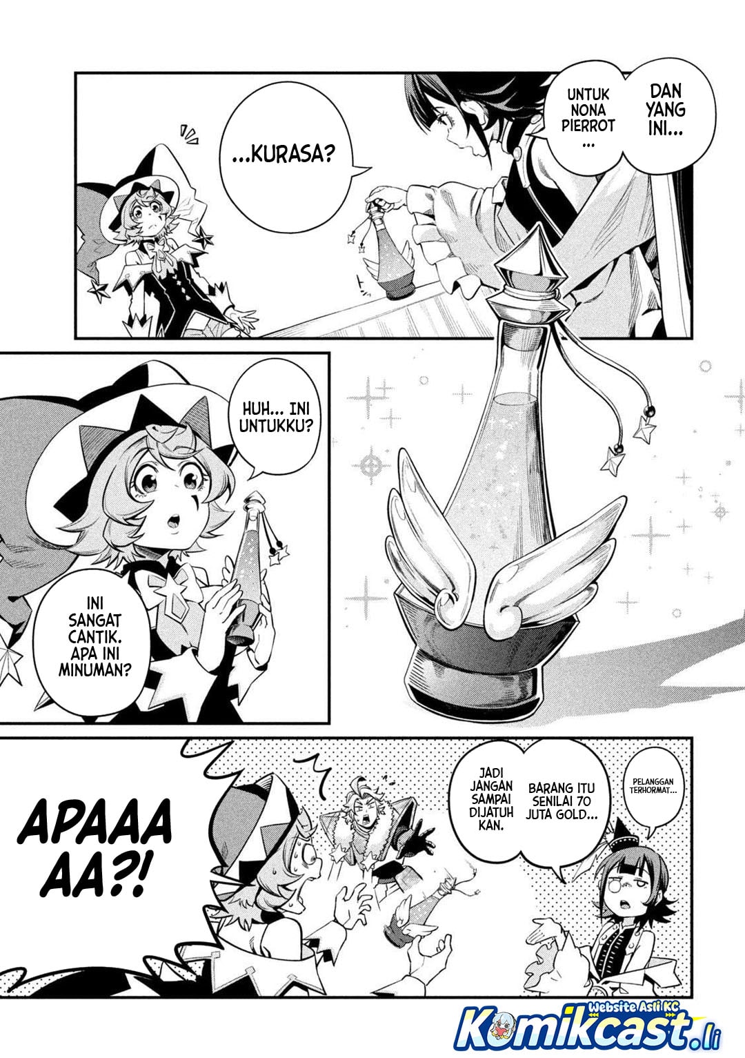 Halaman 10 dari Tsuihou Sareta Tenshou Juu Kishi wa Game Chishiki de Musou Suru Chapter 132