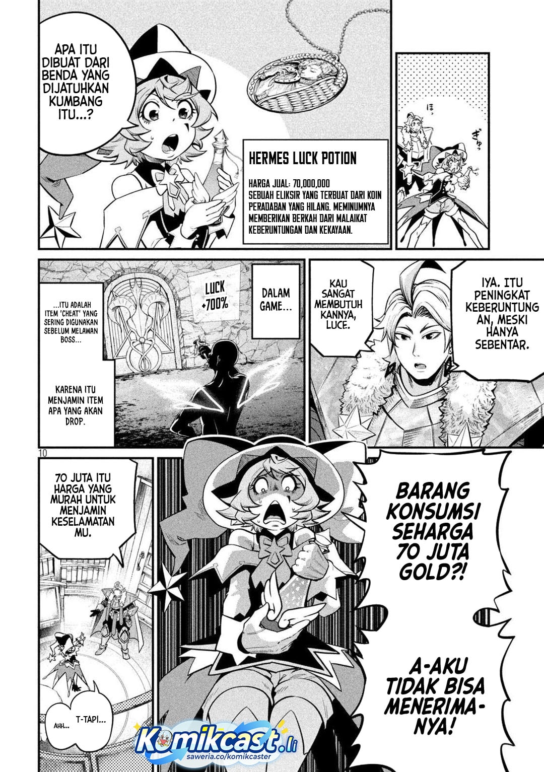 Halaman 11 dari Tsuihou Sareta Tenshou Juu Kishi wa Game Chishiki de Musou Suru Chapter 132