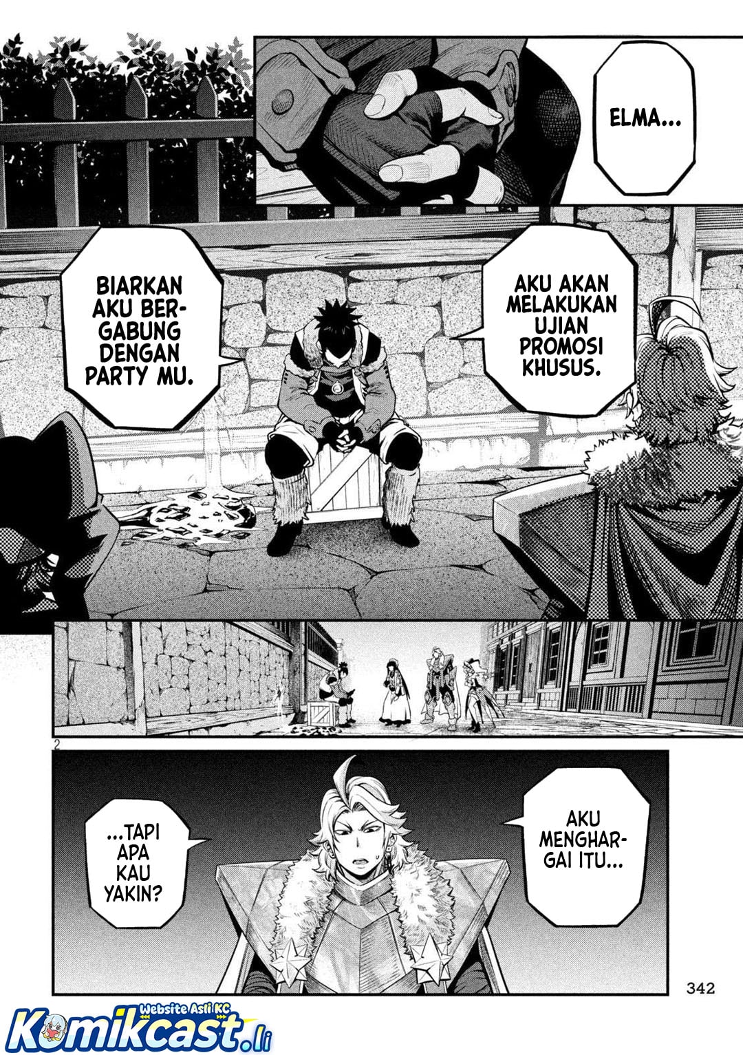 Halaman 3 dari Tsuihou Sareta Tenshou Juu Kishi wa Game Chishiki de Musou Suru Chapter 132