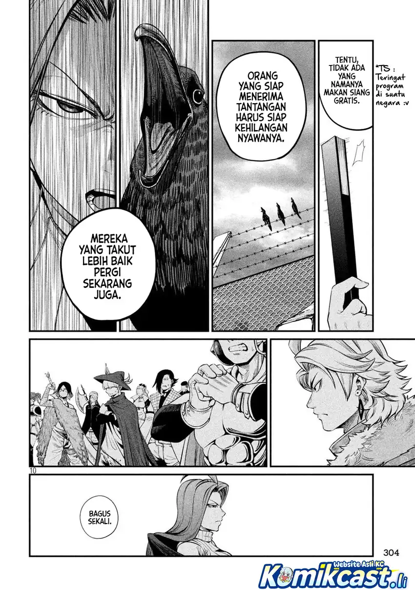 Halaman 10 dari Tsuihou Sareta Tenshou Juu Kishi wa Game Chishiki de Musou Suru Chapter 133