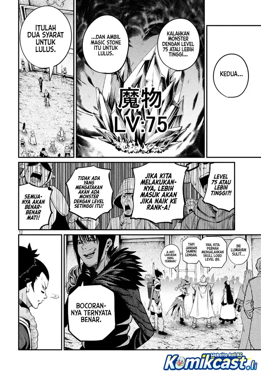 Halaman 12 dari Tsuihou Sareta Tenshou Juu Kishi wa Game Chishiki de Musou Suru Chapter 133