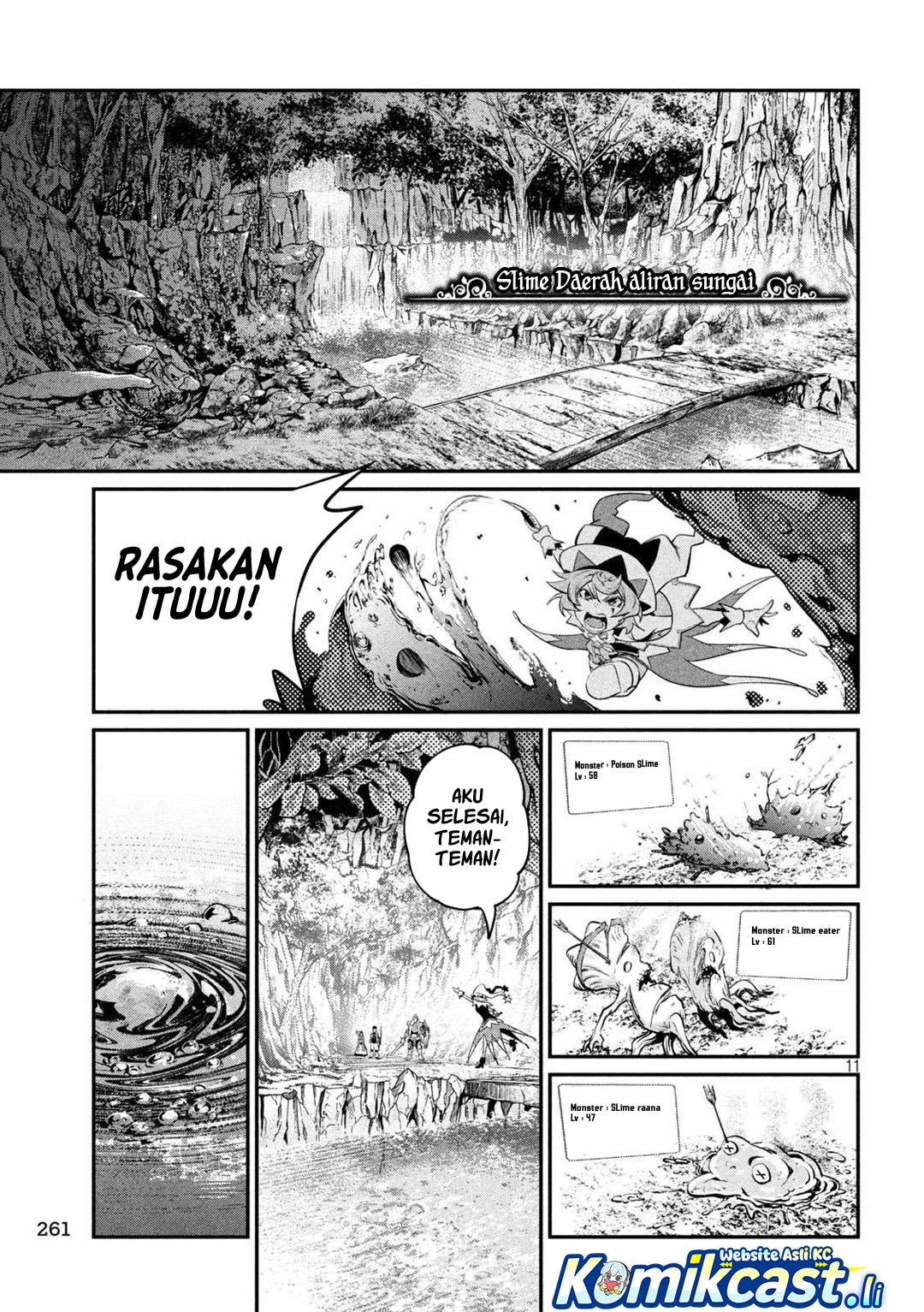 Halaman 12 dari Tsuihou Sareta Tenshou Juu Kishi wa Game Chishiki de Musou Suru Chapter 134