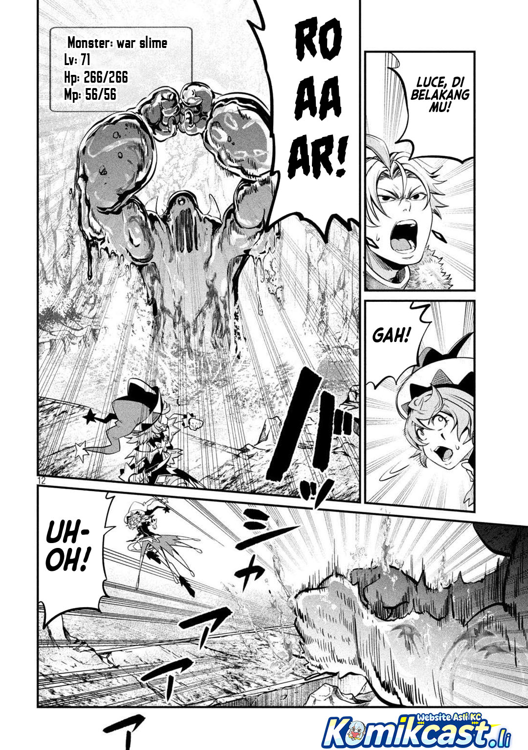 Halaman 13 dari Tsuihou Sareta Tenshou Juu Kishi wa Game Chishiki de Musou Suru Chapter 134