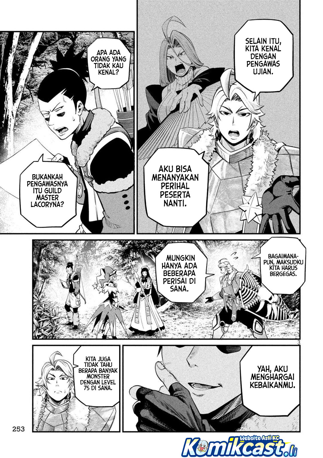 Halaman 4 dari Tsuihou Sareta Tenshou Juu Kishi wa Game Chishiki de Musou Suru Chapter 134