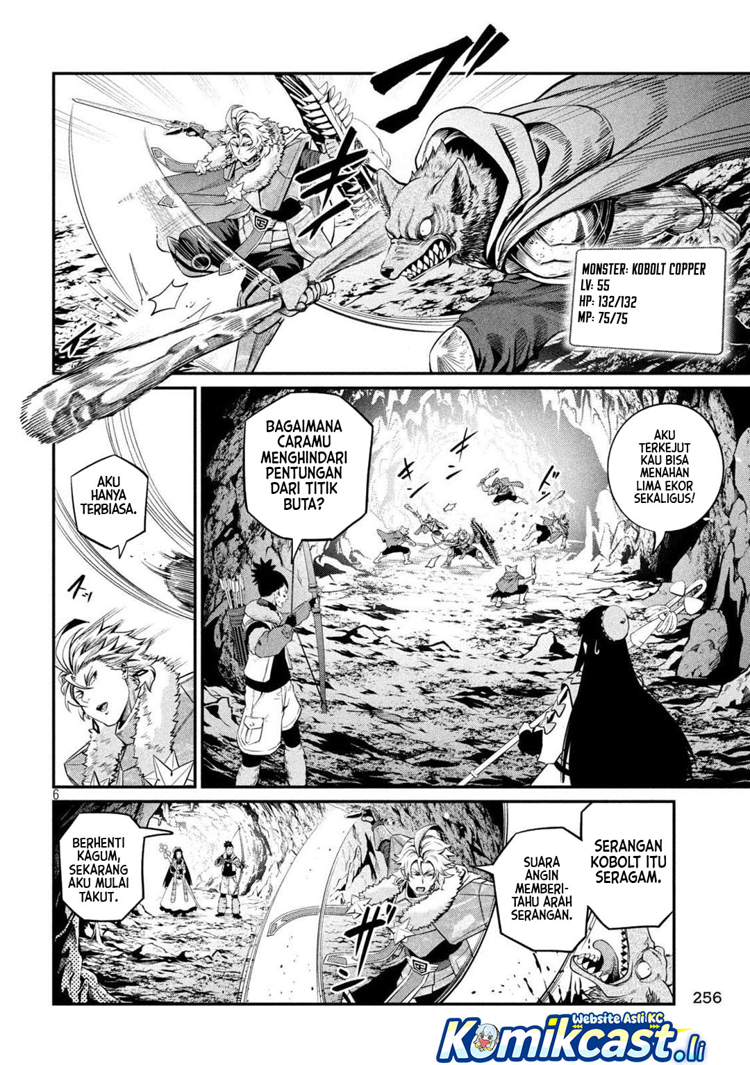 Halaman 7 dari Tsuihou Sareta Tenshou Juu Kishi wa Game Chishiki de Musou Suru Chapter 134