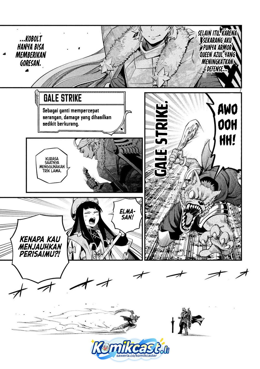 Halaman 8 dari Tsuihou Sareta Tenshou Juu Kishi wa Game Chishiki de Musou Suru Chapter 134