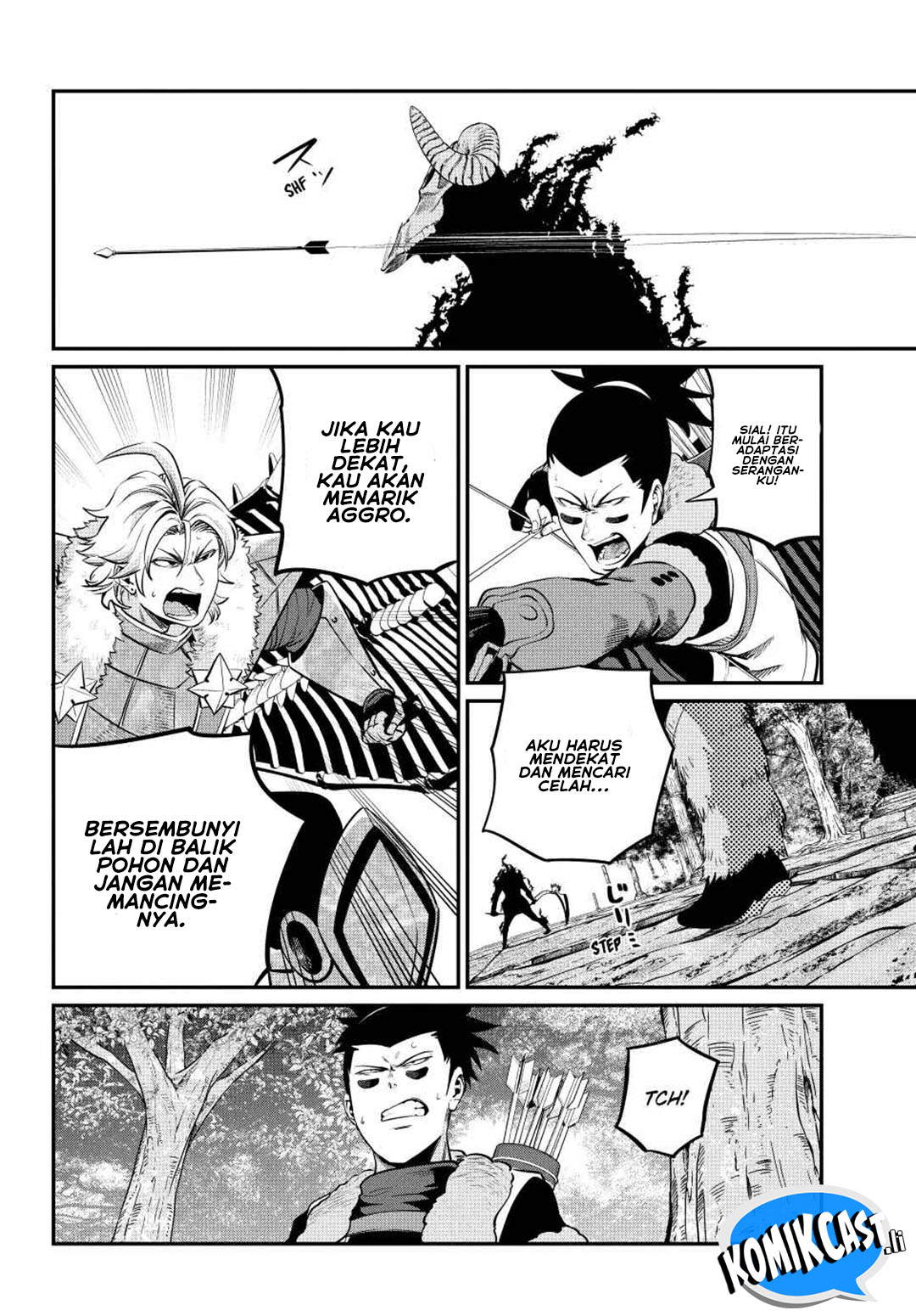 Halaman 13 dari Tsuihou Sareta Tenshou Juu Kishi wa Game Chishiki de Musou Suru Chapter 136