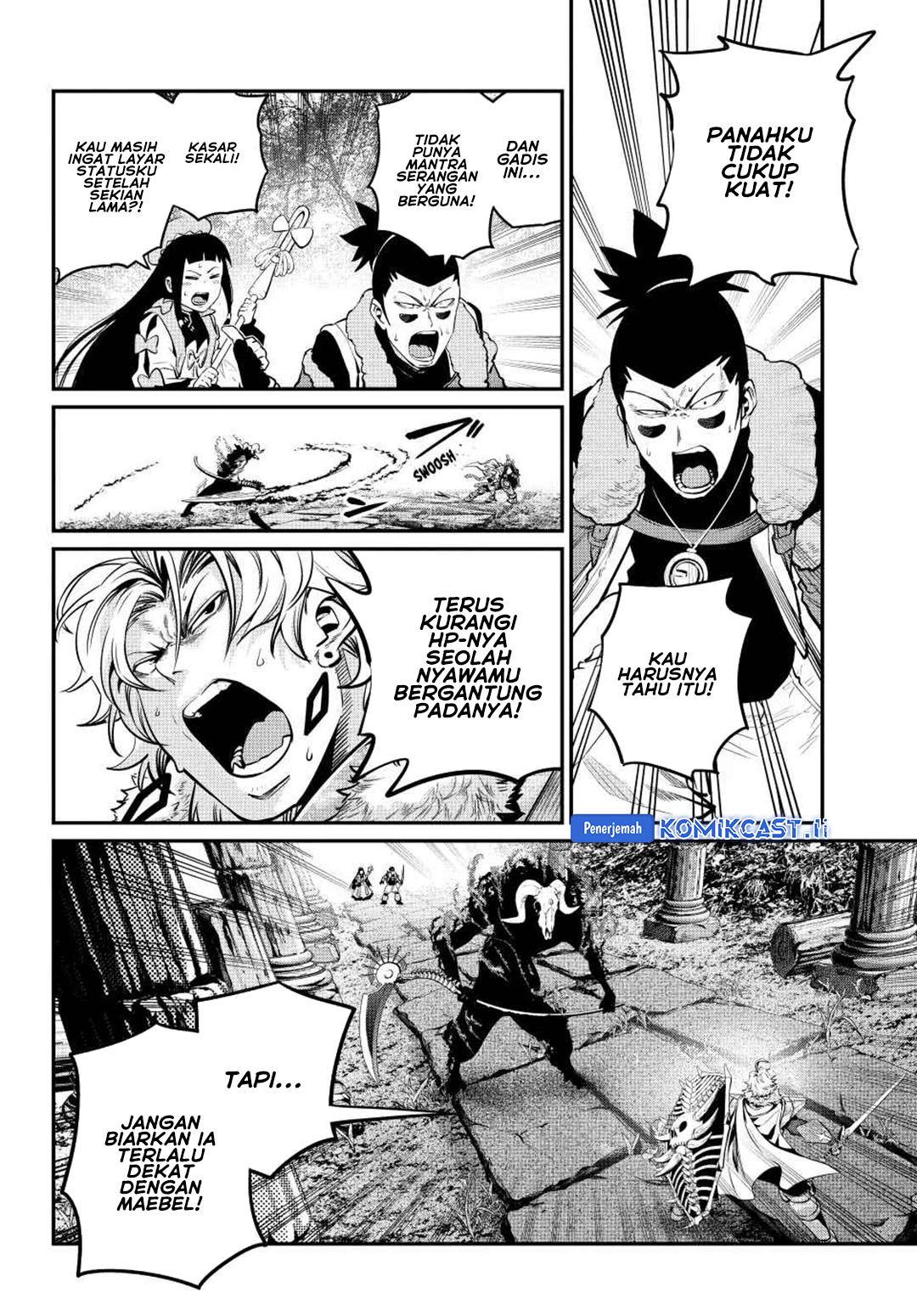 Halaman 5 dari Tsuihou Sareta Tenshou Juu Kishi wa Game Chishiki de Musou Suru Chapter 136