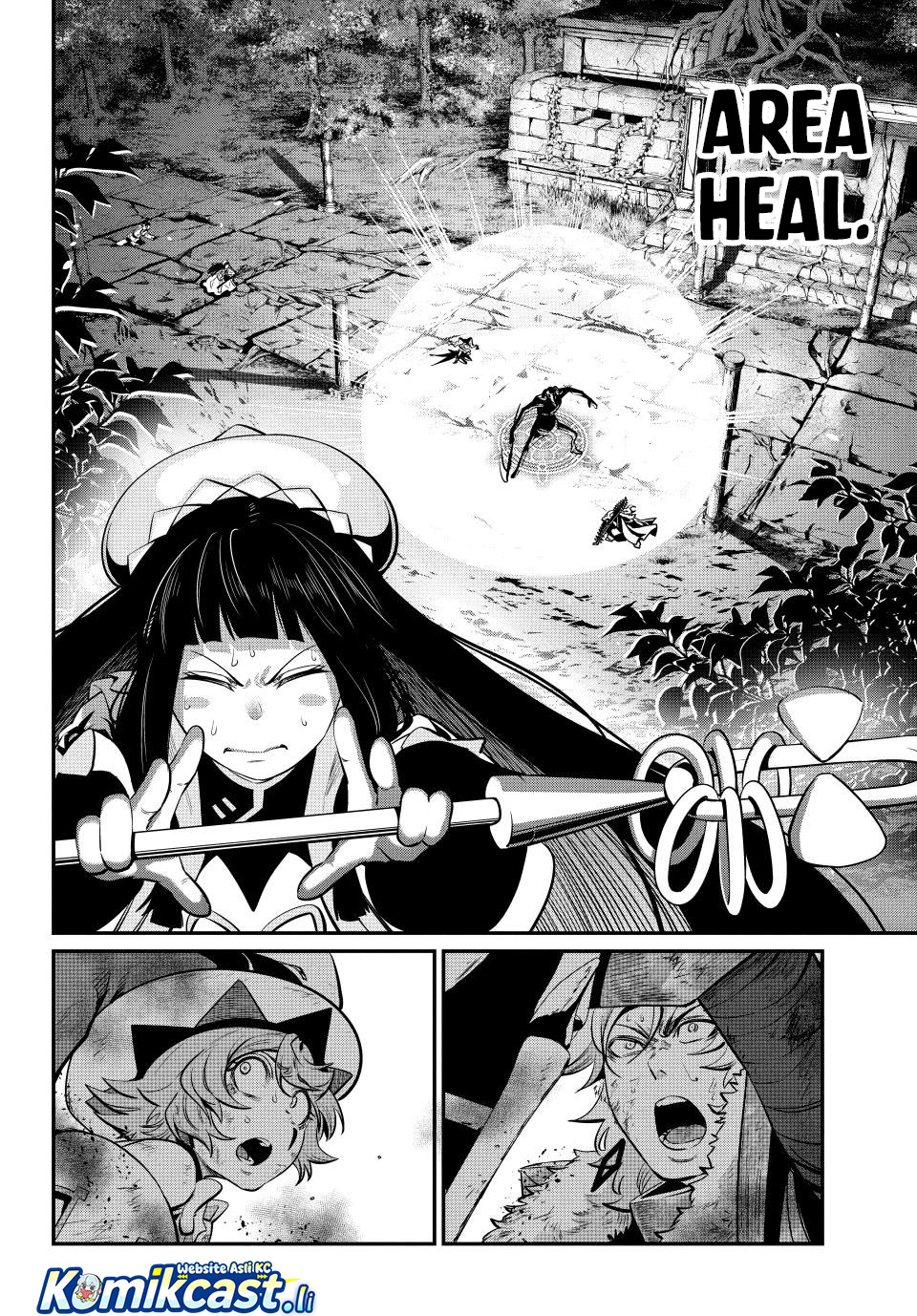 Halaman 15 dari Tsuihou Sareta Tenshou Juu Kishi wa Game Chishiki de Musou Suru Chapter 137