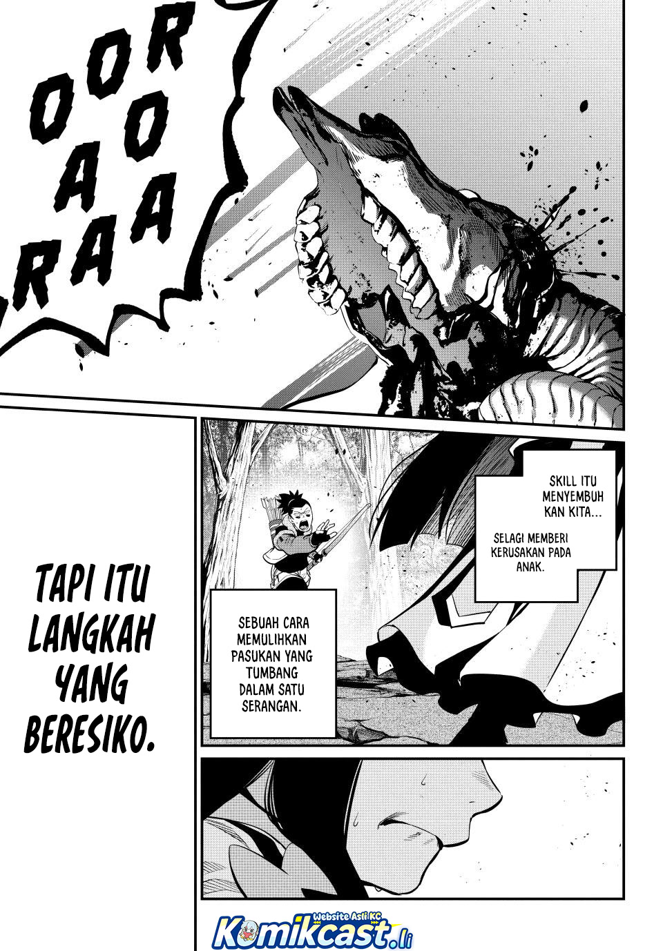 Halaman 16 dari Tsuihou Sareta Tenshou Juu Kishi wa Game Chishiki de Musou Suru Chapter 137