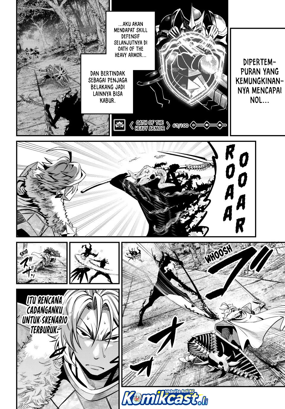 Halaman 3 dari Tsuihou Sareta Tenshou Juu Kishi wa Game Chishiki de Musou Suru Chapter 137