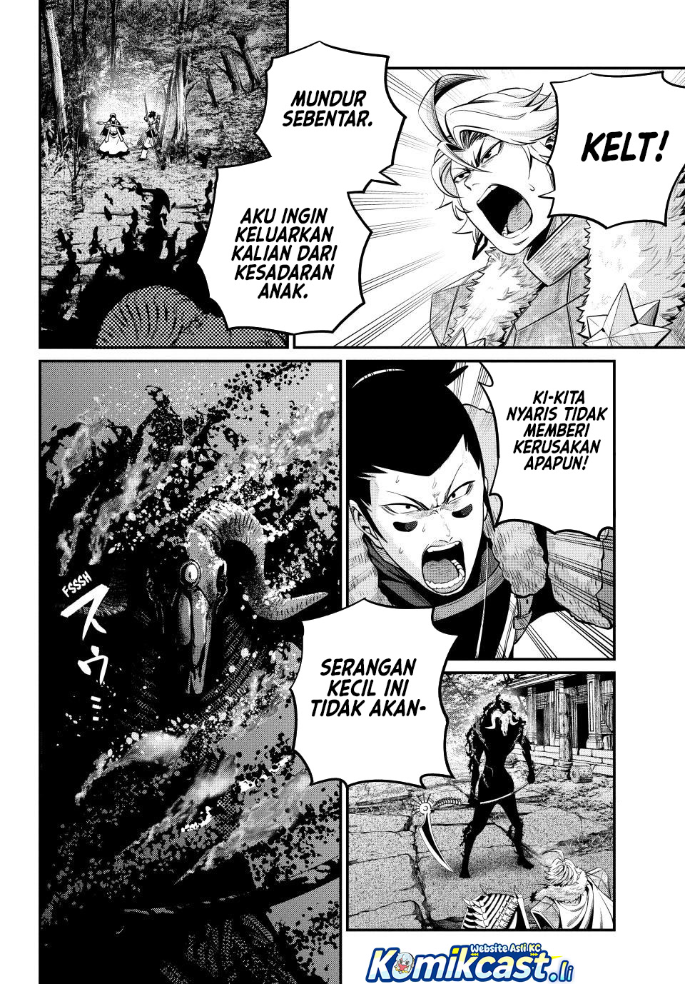 Halaman 5 dari Tsuihou Sareta Tenshou Juu Kishi wa Game Chishiki de Musou Suru Chapter 137