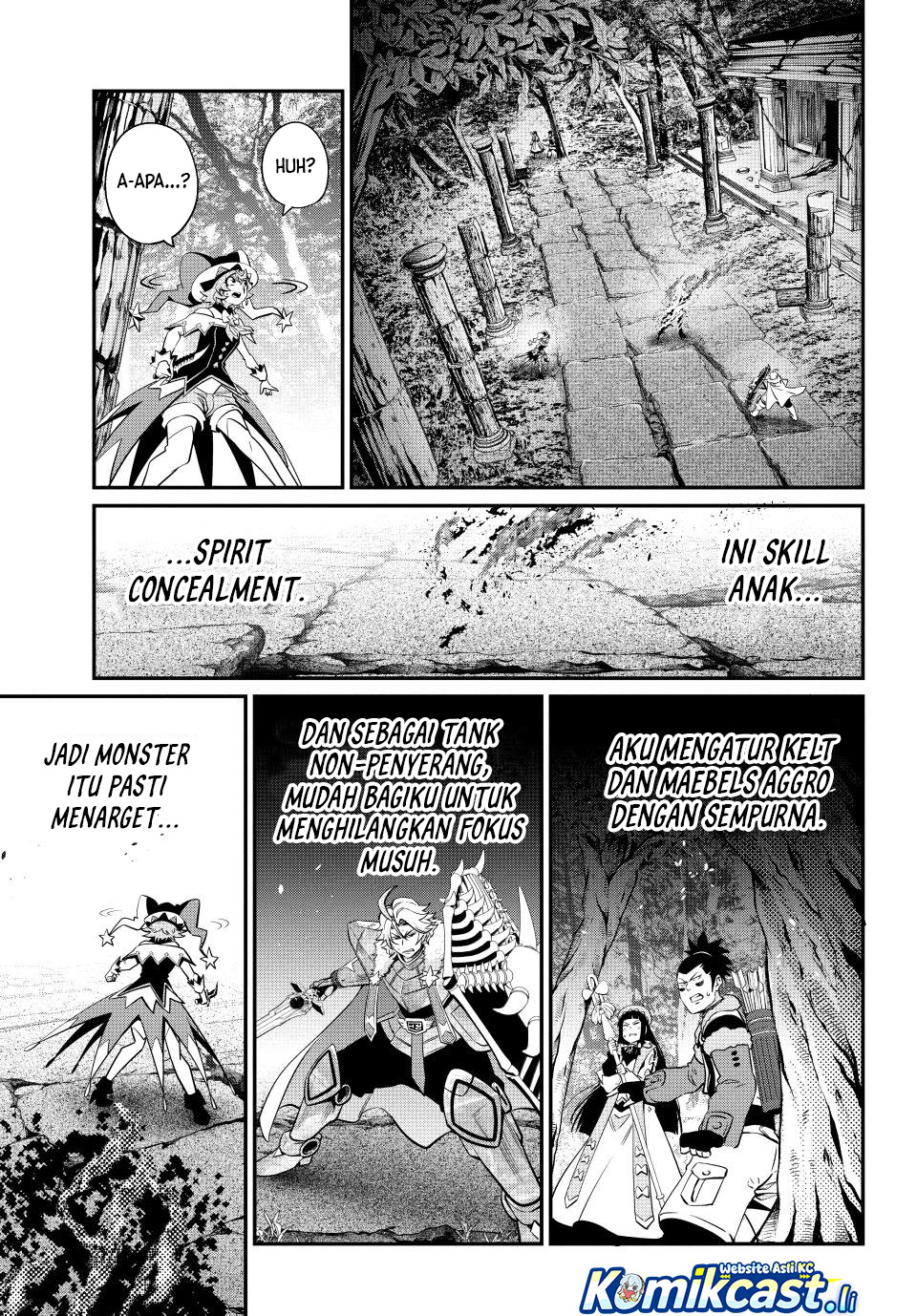 Halaman 6 dari Tsuihou Sareta Tenshou Juu Kishi wa Game Chishiki de Musou Suru Chapter 137