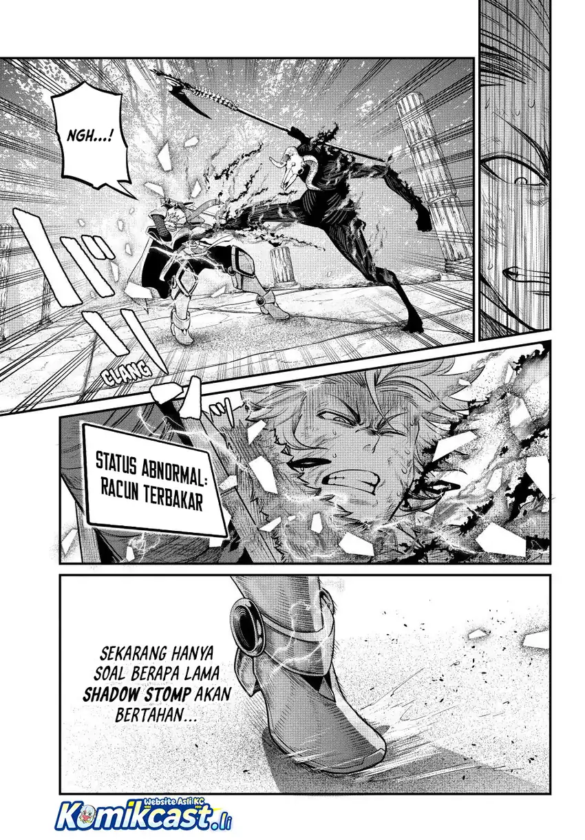 Halaman 16 dari Tsuihou Sareta Tenshou Juu Kishi wa Game Chishiki de Musou Suru Chapter 138