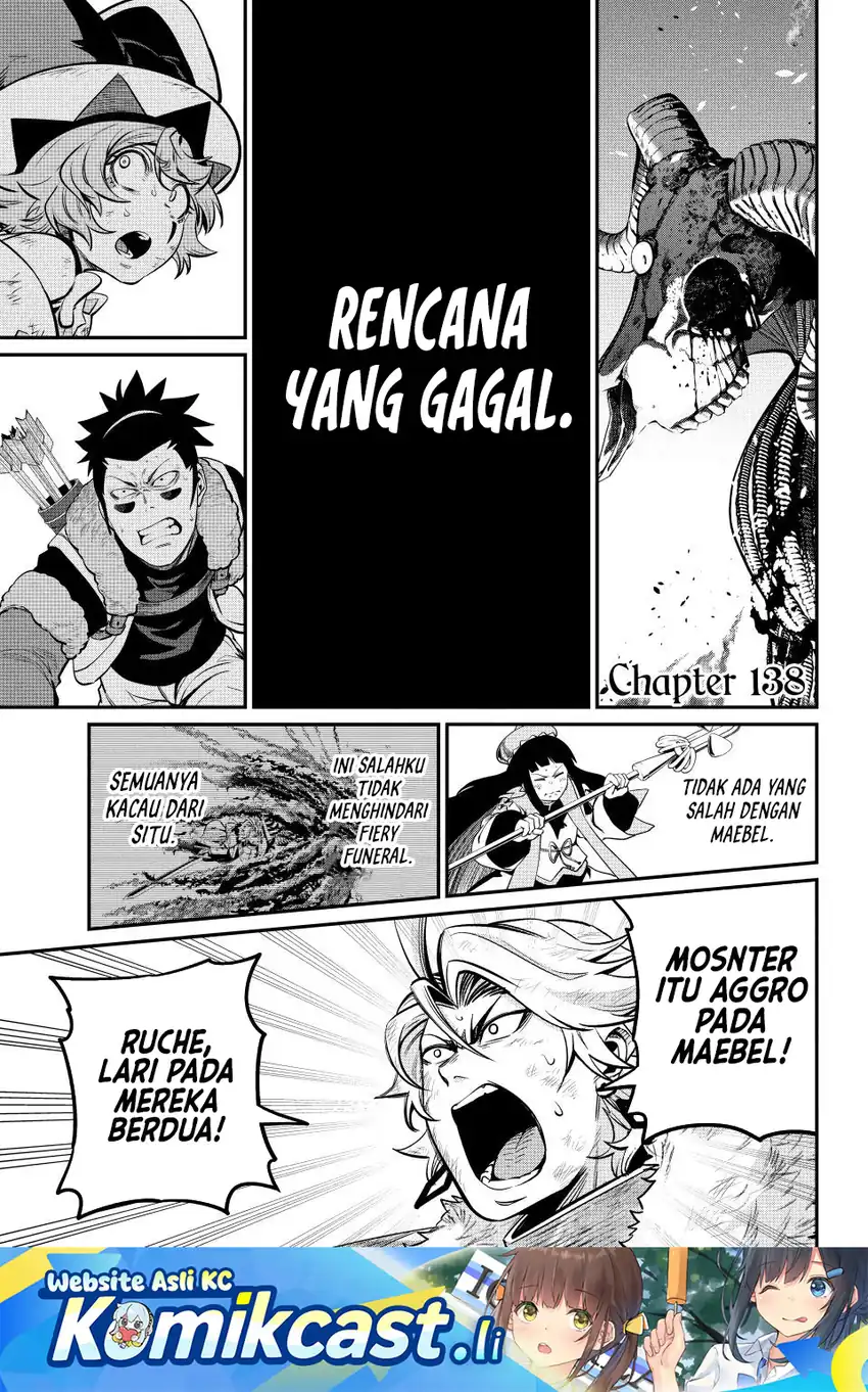 Halaman 2 dari Tsuihou Sareta Tenshou Juu Kishi wa Game Chishiki de Musou Suru Chapter 138
