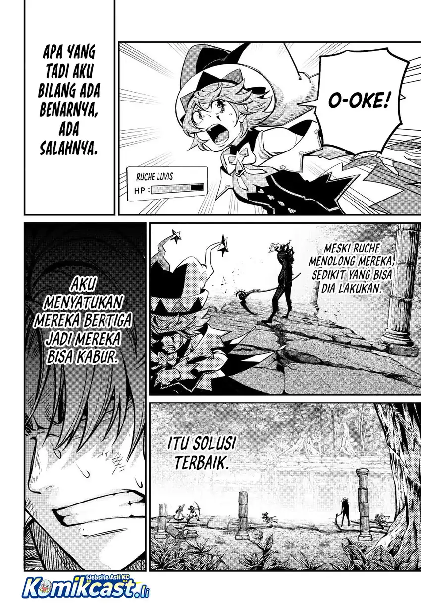Halaman 3 dari Tsuihou Sareta Tenshou Juu Kishi wa Game Chishiki de Musou Suru Chapter 138